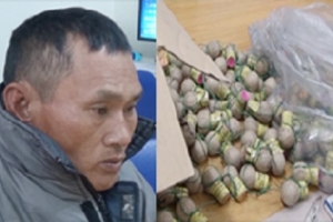 Thanh Hóa: Bắt giữ đối tượng vận chuyển 14,5kg pháo cù đang đi tiêu thụ