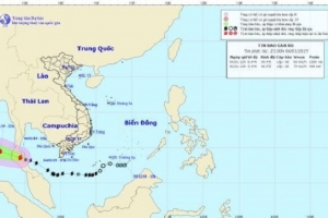 Bão số 1 đi vào đất liền Thái Lan, không còn ảnh hưởng tới Việt Nam