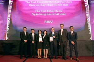 BIDV - “Ngân hàng Bán lẻ tốt nhất Việt Nam” 5 năm liên tiếp