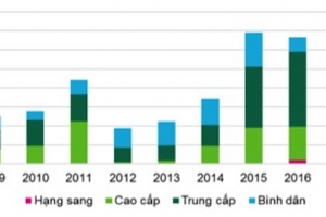 Sản phẩm trung cấp tiếp tục chiếm lĩnh thị trường BĐS năm 2019