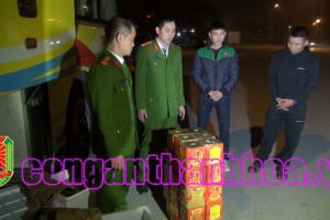 Thanh Hóa: Bắt giữ 39kg pháo đang vận chuyển trái phép đi tiêu thụ