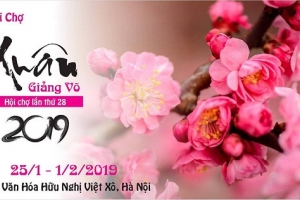 Tưng bừng sắm Tết tại Hội chợ Xuân Giảng Võ 2019