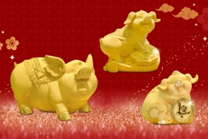 Hàng loạt sản phẩm 'độc, lạ' phục vụ nhu cầu mua vàng ngày Vía Thần Tài