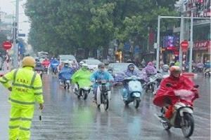 Ảnh hưởng của rãnh áp, Bắc Bộ và Bắc Trung Bộ có mưa dông diện rộng