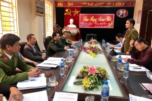 Phó Chánh Văn phòng Thường trực Ban chỉ đạo 389 quốc gia làm việc với Cơ quan thường trực BCĐ 389 tỉnh Lào Cai
