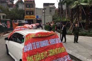 The Golden Palm Lê Văn Lương: Dân bức xúc vì bị chủ đầu tư chặn xe