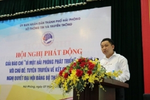 Hải Phòng: Phát động Giải Báo chí “Vì một Hải Phòng phát triển” lần thứ I