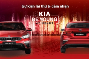 Khởi động chương trình lái thử xe “Kia – Be young at heart” trên toàn quốc