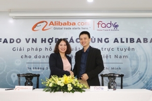 Fado.vn hợp tác với Alibaba.com ra mắt kênh thương mại mới