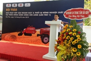 Agribank giúp cơ giới hóa nông nghiệp tại vùng Đồng bằng sông Cửu Long