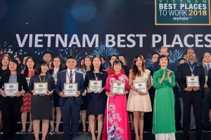 Vingroup tiếp tục chiếm ưu thế trong Top 100 nơi làm việc tốt nhất Việt Nam