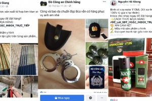 Vấn nạn quân tư trang “giả” giao bán tràn lan trên các trang thương mại điện tử, MXH