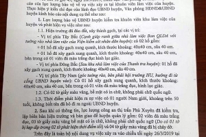 Vụ nghi yểm bùa tại trụ sở: Bí thư Huyện ủy đề nghị “ném” hiện vật xuống ao để tiêu hủy