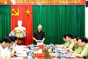 Lãnh đạo tỉnh Lạng Sơn làm việc với Cục Quản lý thị trường