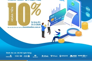 “Thanh toán online, nhận ngay ưu đãi” cùng Bảo hiểm Bảo Việt