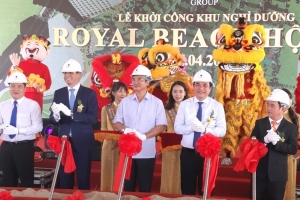 Hội An: Khởi công Khu nghỉ dưỡng Royal Beach Resort 1.900 tỷ đồng