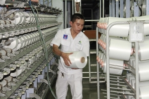 Nhà máy xơ sợi Đình Vũ tăng công suất sản xuất sợi DTY lên 900 tấn/tháng