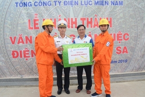 Khánh thành Văn phòng làm việc Điện lực Trường Sa