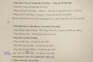 KĐT Ngoại giao đoàn: Thang máy bịt kín, cư dân lo sợ