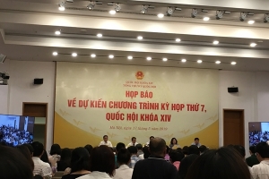 Họp báo chương trình kỳ họp thứ 7, Quốc hội Khóa XIV