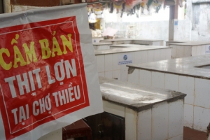 Thanh Hóa: Không cấm người dân giết mổ, bán thịt lợn
