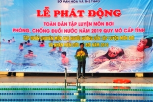 Quảng Bình: Phát động toàn dân tập luyện môn bơi