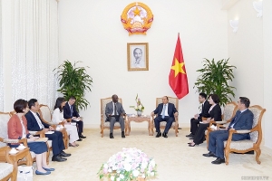 Thủ tướng Nguyễn Xuân Phúc tiếp Giám đốc quốc gia Ngân hàng Thế giới WB tại Việt Nam