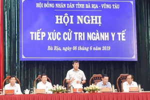 Bà Rịa - Vũng Tàu: HĐND tỉnh tiếp xúc cử tri ngành y tế