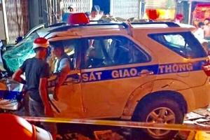 Hé lộ danh tính Thiếu úy CSGT gây ra vụ tai nạn làm 1 người tử vong ở Bình Dương