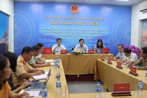 Hải Phòng: Lãnh đạo Sở Giao thông vận tải đối thoại trực tuyến trên Cổng thông tin điện tử thành phố