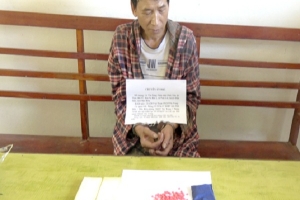 Điện Biên: Bắt đối tượng vận chuyển 2 bánh heroin, 200 viên ma túy tổng hợp về Việt Nam tiêu thụ