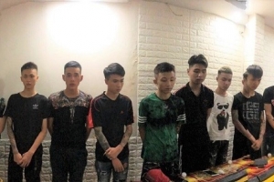 Hải Phòng: Ngăn chặn và xử lý 20 đối tượng mang hung khí trên phố