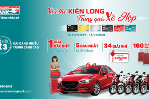 Xài thẻ Kiên Long - Trúng quà xế hộp cùng nhiều giải thưởng hấp dẫn