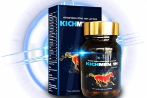 Sản phẩm KichMen 1H quảng cáo công dụng gây hiểu nhầm như thuốc chữa bệnh