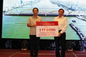 Agribank ủng hộ các hoạt động an sinh xã hội tại tỉnh Quảng Trị