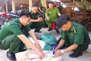Quảng Ngãi: Bắt đối tượng vận chuyển, tàng trữ hơn 70 kg chất nổ