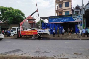 Vĩnh Phúc: Ra quân giải tỏa hành lang an toàn giao thông tuyến Quốc lộ 2