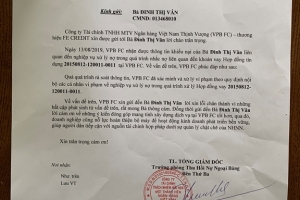 Công ty tài chính Fecredit xin lỗi khách hàng!