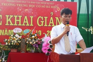 Trường THCS Bá Hiến (Bình Xuyên, Vĩnh Phúc): 'Mỗi ngày đến trường là một ngày vui'