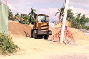P. Khuê Mỹ, Q. Ngũ Hành Sơn - Đà Nẵng: Điểm tập kết cát trái phép chưa được xử lý?