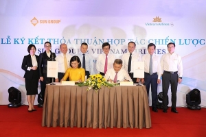 Sun Group - Vietnam Airlines hợp tác phát triển sản phẩm mới