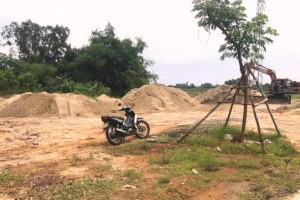 Xã Hòa Châu (Hòa Vang, Đà Nẵng): Bãi tập kết, kinh doanh cát chưa đủ điều kiện vẫn hoạt động