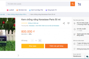 Sản phẩm KÉRASTASE giả tràn ngập các cửa hàng online