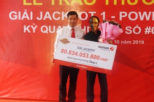 Nghệ An: Mua hai dãy số trong suốt 1 năm, nguời đàn ông may mắn trúng Jackpot hơn 80 tỷ đồng