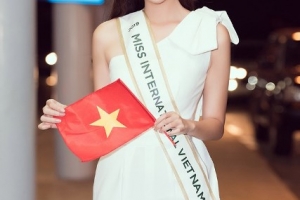 Miss International 2019: Á hậu Tường San chính thức lên chuyến bay tới Nhật Bản