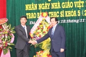 Trường Đại học TDTT Đà Nẵng: Trao bằng thạc sĩ khóa Cao học 5, niên khóa 2017 - 2019