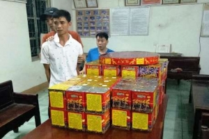 Công an huyện Lập Thạch (Vĩnh Phúc): Bắt giữ đối tượng mang gần 1 tạ pháo đi bán