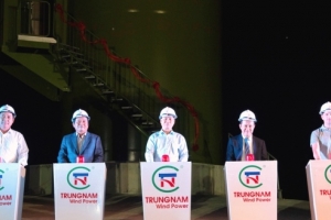 Ninh Thuận: Dự án điện gió công suất lớn nhất Việt Nam vừa được phát điện