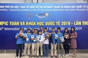 Cơn mưa huy chương từ cuộc thi IMSO 2019 : Ghi dấu thành tích xuất sắc của học sinh Trường Newton