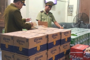 Phú Yên:Trên 4.000 chai bia mang nhãn hiệu nước ngoài bị thu giữ